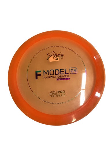 Used Prodigy F MODEL OS Disc Golf Driver Orange 11884-S000050159