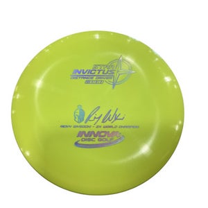 Used Innova RICKY INVICTUS Disc Golf Driver Yellow 11884-S000051082