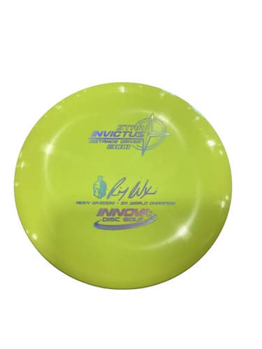 Used Innova RICKY INVICTUS Disc Golf Driver Yellow 11884-S000051082
