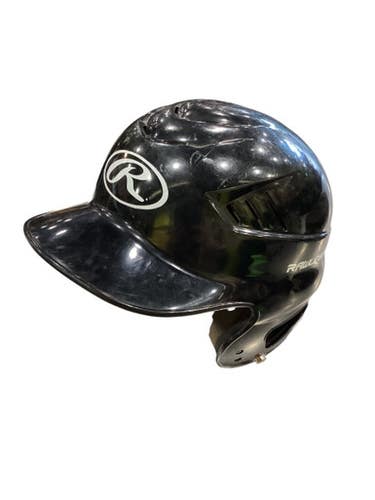 Used Rawlings BASEBALL HELMET Batting Helmet No Mask Black SM 11884-S000050795