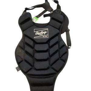 Used Rawlings CHEST PROTECTOR Catchers Chest Protector Black Intermed 11884-S000049384