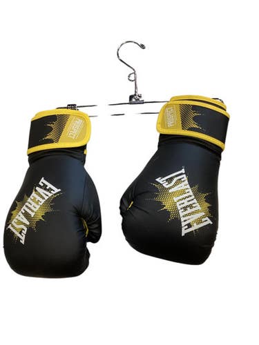 Used Everlast Boxing Gloves Black And Yellow SM 11884-S000049404