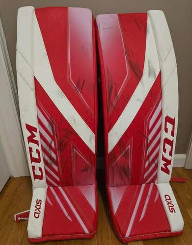 35" CCM Axis Pro Goalie Leg Pads Pro Stock (Used)