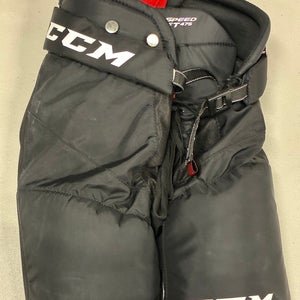 Black Junior Medium CCM Jetspeed FT475 Hockey Pants (Used)