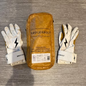 Bruce Bolt Medium Batting Gloves (Barely Used)