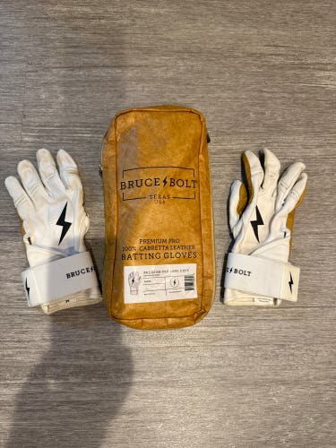 Bruce Bolt Medium Batting Gloves (Barely Used)