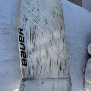 Small Bauer Hyperlite Goalie Leg Pads (Used)