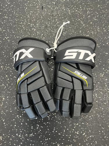 Used STX STALLION 200 Lacrosse Gloves Junior Grey SM 11849-S000031482