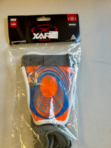Unisex Youth XXSmall Xara Shin Guards Orange/Royal (New)