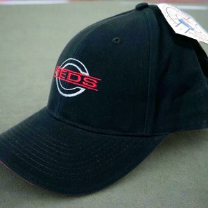Cincinnati Reds Vintage Late '90's MLB Black Stitched NOS Logo Ballcap (New)