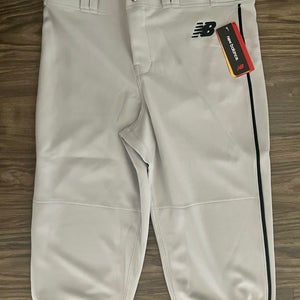 Gray Men's XL Adult New Balance Game Pants (New)