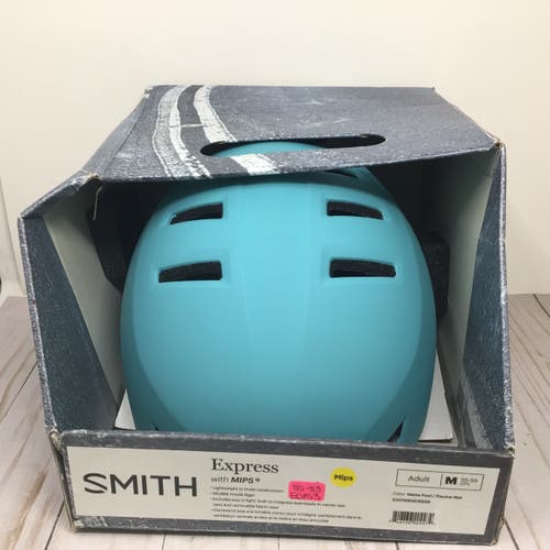 Unisex Pool Blue Smith Express MIPS Adult Cycling Helmet Size Medium (New)