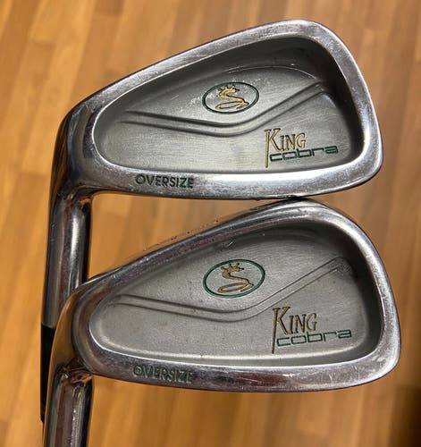 Cobra King Cobra LH Pair of Irons SNR Flex Graphite Shaft (#3,5) Golf Pride grips