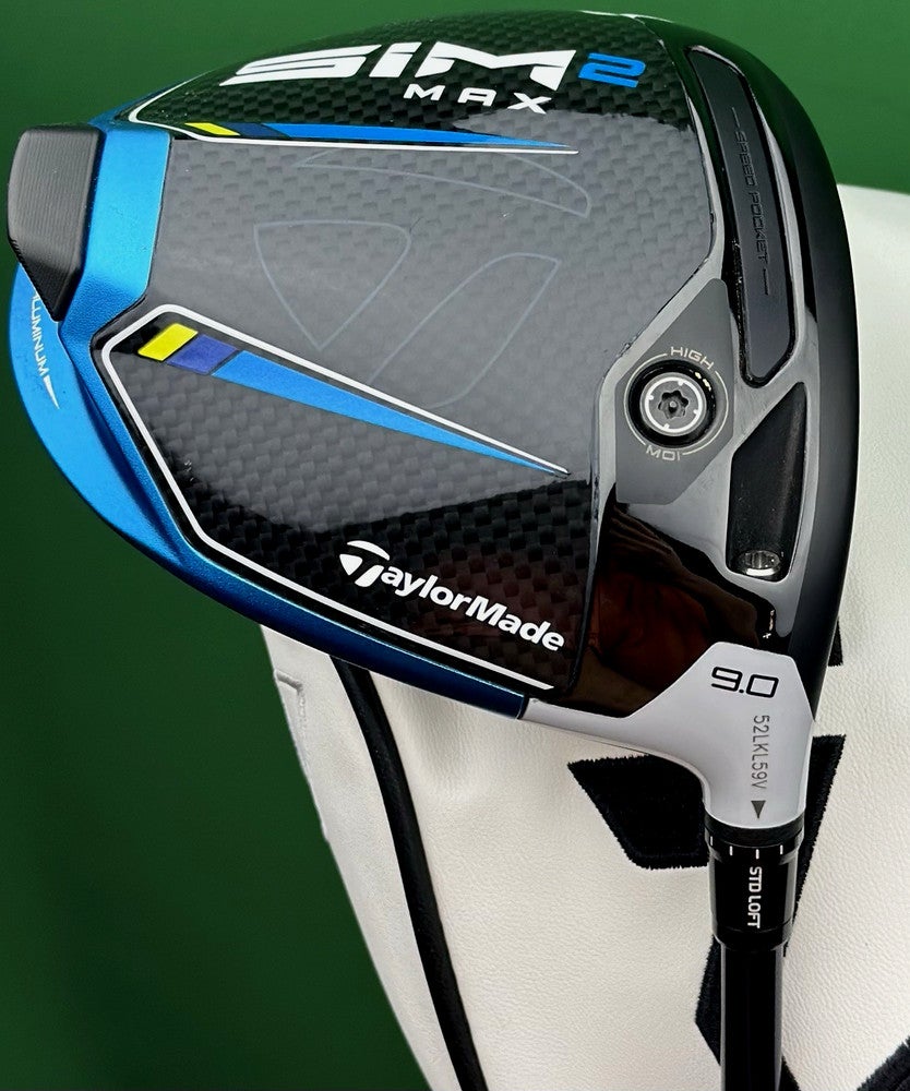 TaylorMade SIM2 MAX Driver 9* Stiff Fujikura Ventus Blue 5S w
