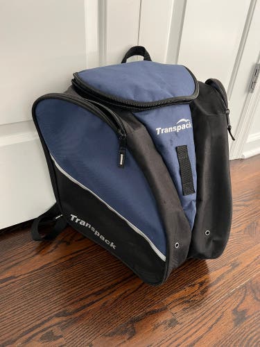 Transpack Edge Ski Bat Backpack bag water resistant L17×W15×H17" 43L blue