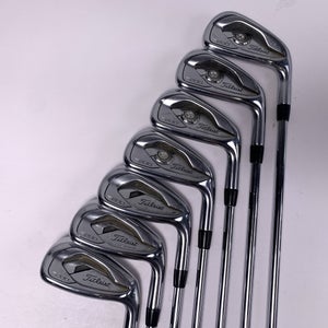 Titleist T200 Iron Set 4-PW True Temper AMT S300 Black Stiff Steel Mens RH