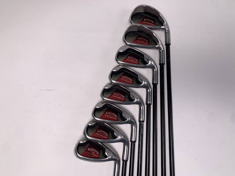Callaway Big Bertha 2008 Iron Set 4-PW+GW 65g Senior Graphite Mens RH