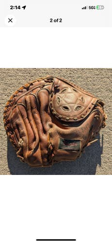 Catchers Baseball Glove Sears Roebuck 1686 Pro Pocket Right Hand Throw