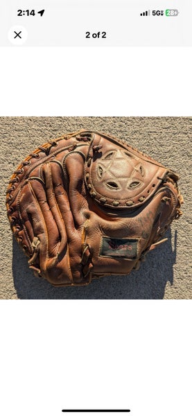 Catchers Baseball Glove Sears Roebuck 1686 Pro Pocket Right Hand Throw