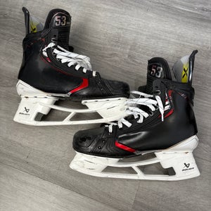 Moritz Seider Game Worn Bauer Vapor Hyperlite 2 Hockey Skates Regular Width Pro Stock 10.5 (Used)
