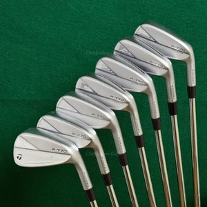 TayorMade P-770 Forged 2023 4-PW Iron Set DG Tour Issue X100 Steel Extra Stiff