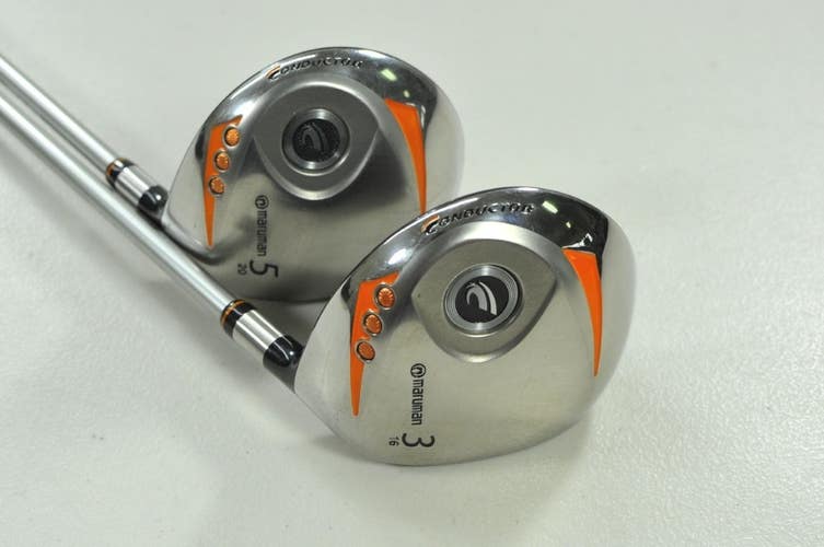 Maruman Conductor 3 and 5 Fairway Wood Set Regular Flex RH 50g Graphite # 202259