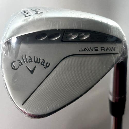 Callaway Jaws Raw Full Toe Sand SW Wedge Right Hand 54-10* J-Grind Steel RH NEW