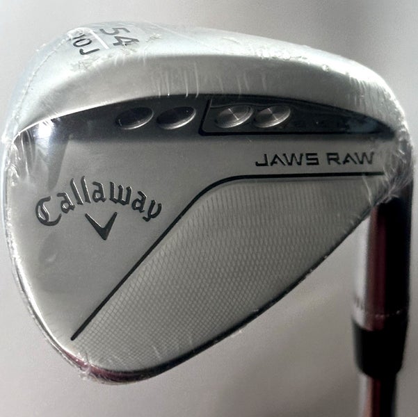 Callaway Jaws Raw Full Toe Sand SW Wedge Right Hand 54-10* J-Grind Steel RH NEW