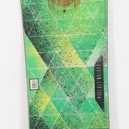 Burton LTR Geometric Splatter Snowboard - 155 cm Wide Used