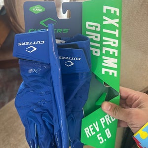Adult XL Cutters Rev pro 5.0 Gloves (New) football gloves