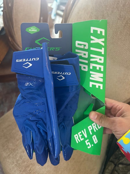 Adult XL Cutters Rev pro 5.0 Gloves (New) football gloves