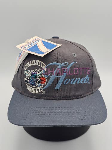 NEW Vintage Charlotte Hornets 1990s Logo 7 NBA Sports Hat Cap Vtg Snapback