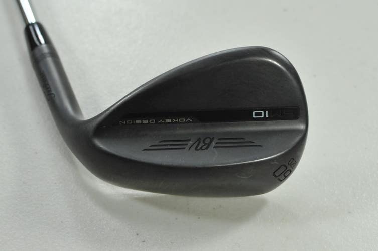 Titleist Vokey SM10 Jet Black 60*-12D Wedge Right BV Wedge Flex Steel # 202285