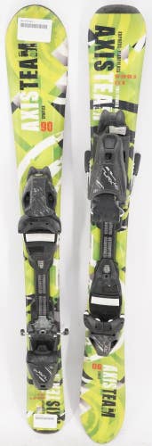 Axis Team Synflex Kids Skis with Bindings - 90 cm Used