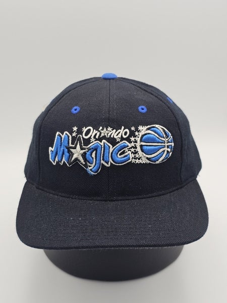 NEW Vintage Orlando Magic 1990s NBA Logo Athletic Sample Black Dome Hat Snapback