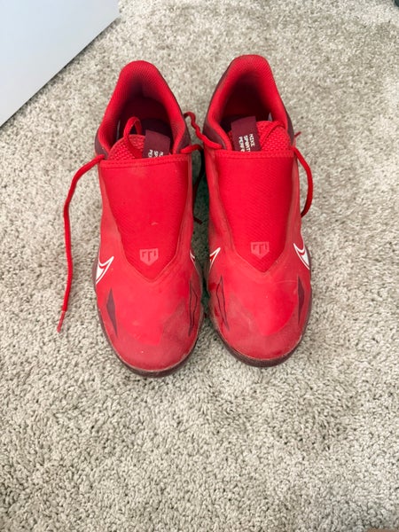 Red Men's Size M 9.5 (W 10.5) Nike Force Zoom Trout 8 Low Top (Used)
