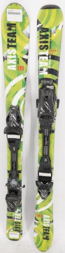 Axis Team Synflex Kids Skis with Bindings - 110 cm Used