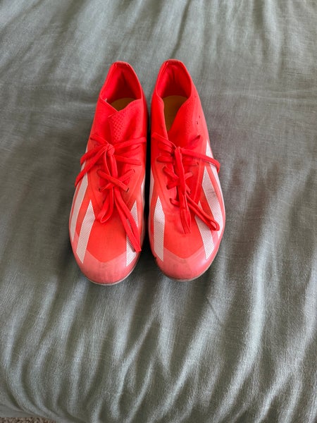 Orange Men's Size M 12.0 (W 13.0) Adidas X Crazyfast Elite Cleats (Used)