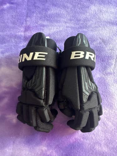 Black Brine Uprising II Lacrosse Gloves Small (New)