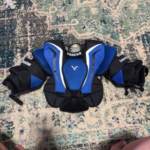 Large Vaughn Velocity V6 Goalie Chest Protector (Used)