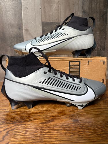 Nike Vapor Edge Pro 360 2 Grey Black Football Cleats Men's Size 11 DA5456-002