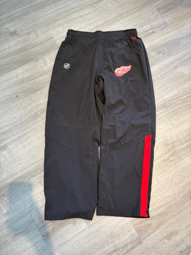 Detroit Red Wings Black Coaching Pants 2025 (New)