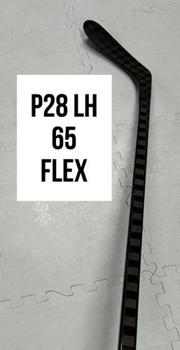 Senior(1x)Left P28 65 Flex 63” ProBlackStock™ Unbranded Blackouts Pro Stock Nexus Hockey Sticks