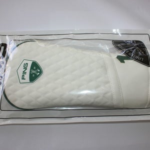 NEW PING WHITE DRIVER HEADCOVER