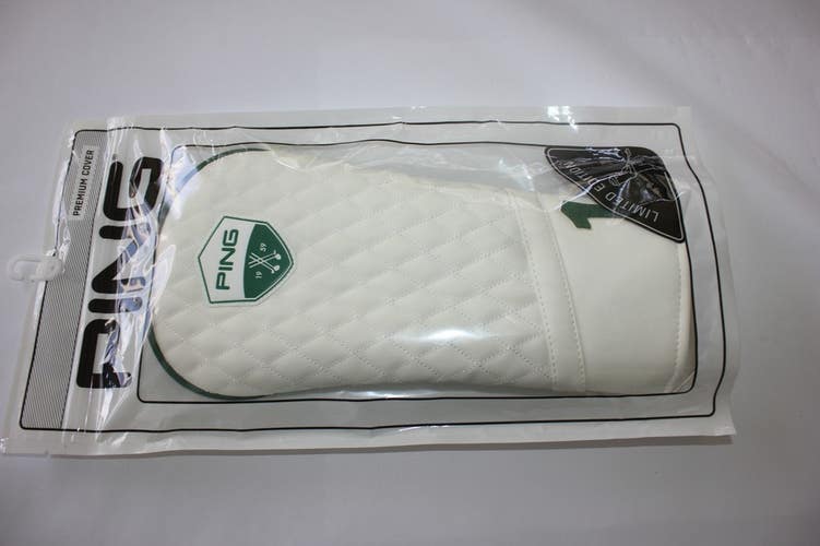 NEW PING WHITE DRIVER HEADCOVER