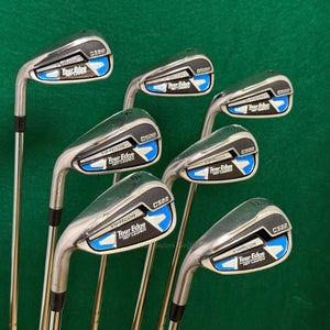 LH Tour Edge Hot Launch C522 VibRcor 4-PW Iron Set KBS Max 80 Steel Regular