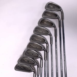 Ping Eye 2 Iron Set 2-LW Karsten ZZ-Lite Regular Steel Mens RH- Missing 3 & PW