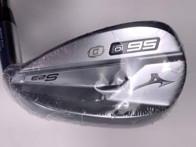 Mizuno S23 Satin Chrome Sand Wedge SW 56* 10 D-Grind KBS Hi-Rev 2.0 115g Mens RH