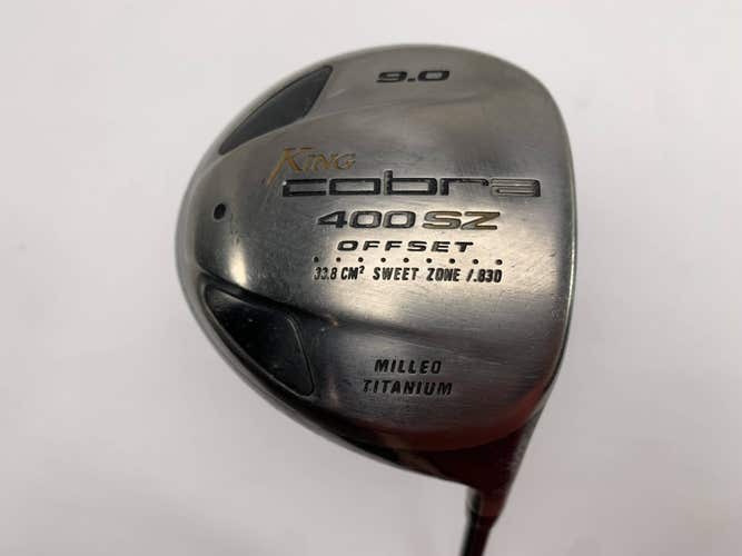 Cobra SZ 400 Driver 9* Mitsubishi Rayon SL-60 60g Regular Graphite Mens RH