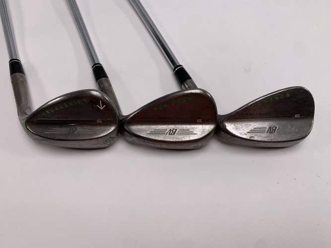 Titleist Vokey SM9 Raw Wedge Set 50* 12 54* 10 58* 8 Project X 5.0 Mens RH